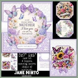 FLORAL MUM TOPPERS 5x7 6x6