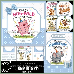 5x7 6x6 PARTY ANIMALS