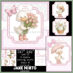 5X7 6X6 ADORABLE DUCKLING