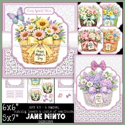 5x7 6x6 MOTHERS DAY FLOWER BASKET