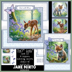 IN THE BLUEBELLS set 2 5x7 6x6