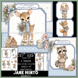 WINTER CUTIES set 2 - decoupage or toppers