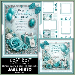 6X6 5X7 DECEMBER BIRTHDAY