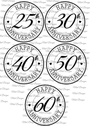 Anniversary digi stamps