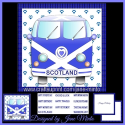 SCOTTISH CAMPER VAN quick card kit