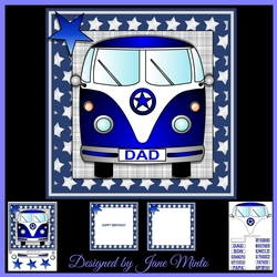 BLUE STAR CAMPER VAN 8X8 MINI KIT