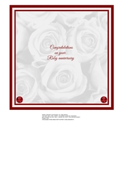 INSERT TO MATCH 40TH ANNIVERSARY TOPPER