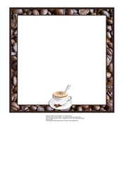 7x7 INSERT TO MATCH MY OCD COFFEE TOPPER - BLANK