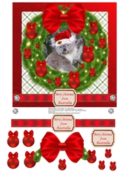 KOALA CHRISTMAS WREATH