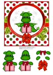 CUTE CHRISTMAS DRAGON