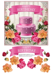 BIRTHDAY CAKE & FLOWERS