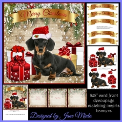 SANTA DACHSHUND