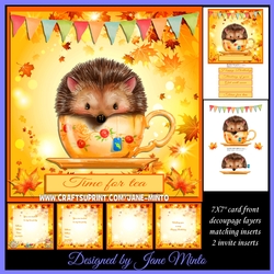 HEDGEHOG TEA TIME