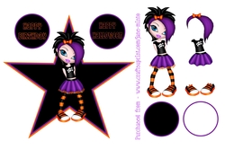 PUNK HALLOWEEN TOPPER