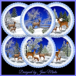 WINTER DEER TOPPERS