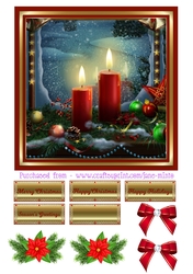 CHRISTMAS CANDLES SHEET 1