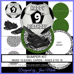 FOOTBALL EASEL CARD 