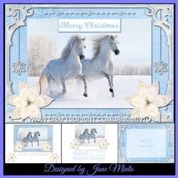 CHRISTMAS HORSES MINI KIT