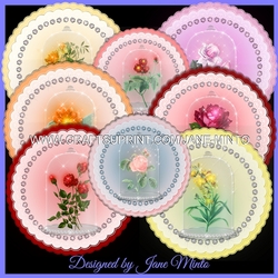 ENCHANTED FLOWER TOPPERS SET 1