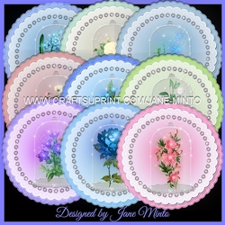 ENCHANTED FLOWER TOPPERS SET 2