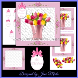 VASE OF TULIPS MINI KIT
