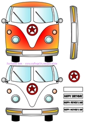 CAMPER VAN STEP BY STEP SHEET - SUNNY ORANGE