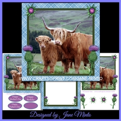 HIGHLAND COW & CALF - MINI KIT