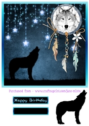 HOWLING WOLF - QUICK CARD SHEET