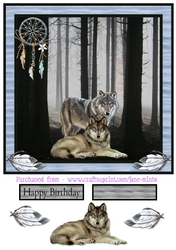WOLVES IN THE WOODS - QUICK CARD SHEET