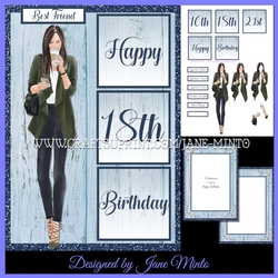 5x7 BIRTHDAY GIRL MINI KIT 3