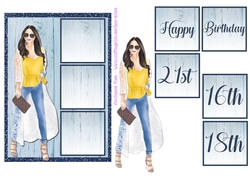 5x7 BIRTHDAY GIRL 2 