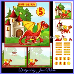 DRAGON GUARDING THE CASTLE MINI KIT