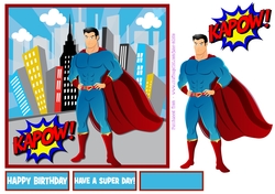 SUPER HERO - QUICK CARD