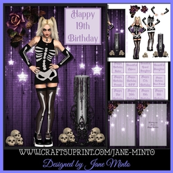 5x7 GOTH GIRL MINI KIT