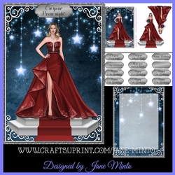 5x7 RED BALL DRESS MINI KIT