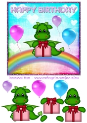 RAINBOW DRAGON SHEET 1