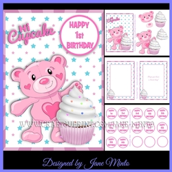 HI CUPCAKE mini kit 5x7