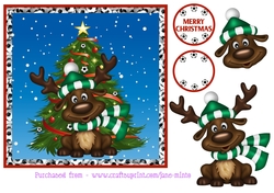 CELTIC FOOTBALL REINDEER