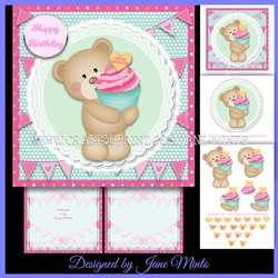 CUPCAKE BEAR MINI KIT