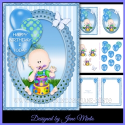 BIRTHDAY BOY MINI KIT 5x7