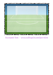 FOOTBALL GOAL INSERT 