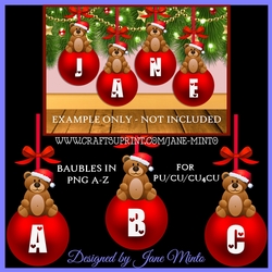 ALPHABET BAUBLES