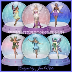 FAIRY GLITTER GLOBES IN PNG