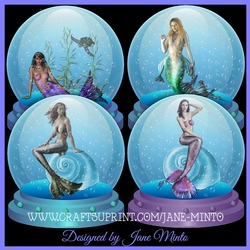 MERMAID WATER GLOBES