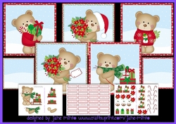 CHRISTMAS BEARS BUMPER KIT 1