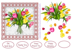 VASE OF TULIPS