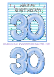 BALLOONS AGE 30