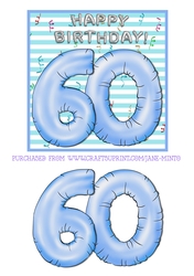 BALLOONS AGE 60