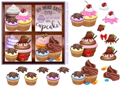 EAT CUPCAKES INSTEAD! 6x6