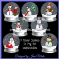 SNOW GLOBES SET 1